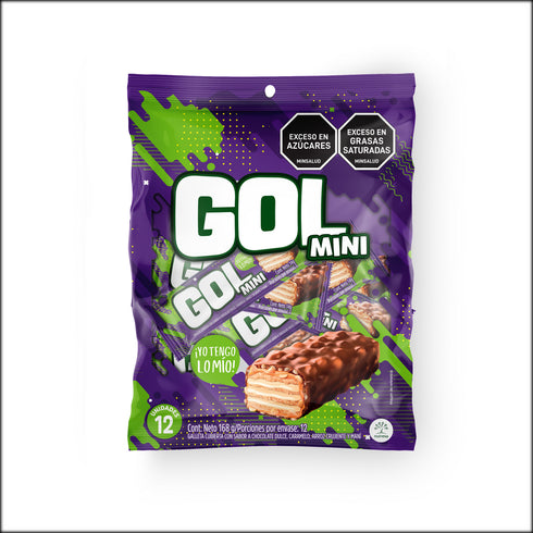 CHOCOLATINA GOL MINI 168G 12U